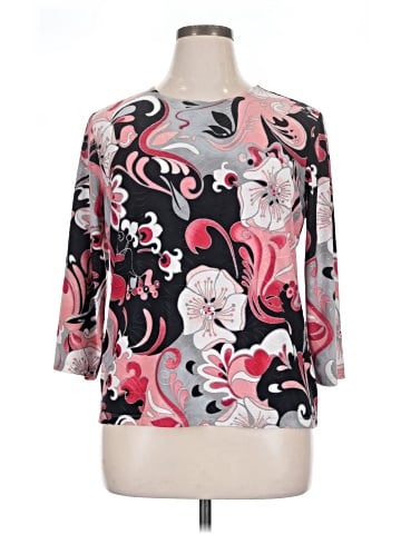 JM Collection 3/4 Sleeve Blouse (view 1)