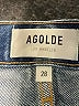 AGOLDE 100% Cotton Blue Denim Shorts Size 28 waist - photo 3