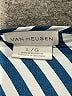 Van Heusen 100% Polyester Stripes Blue Short Sleeve Blouse Size L - photo 7