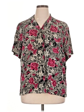 Jm Collection Short Sleeve Blouse