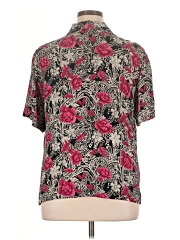 JM Collection Short Sleeve Blouse (view 2)
