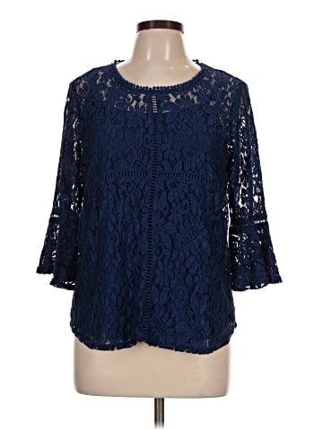 New Directions 3/4 Sleeve Blouse (view 1)