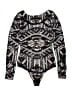 Dress the Population Black Bodysuit Size XS - photo 1
