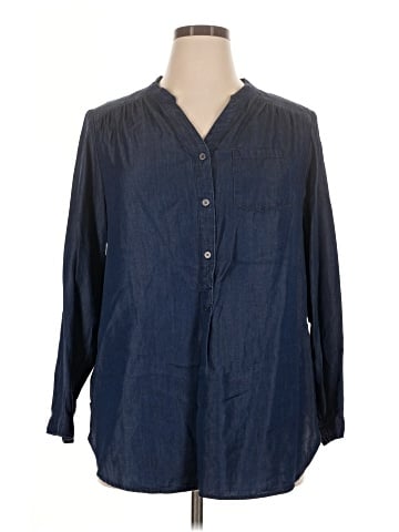 Intro 3/4 Sleeve Button-Down Shirt (view 1)