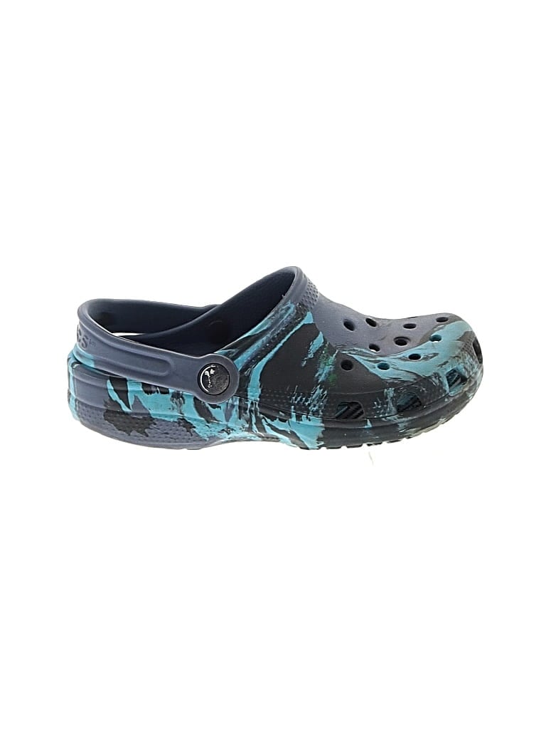 Pre-owned Crocs Kids' Clogs In Teal