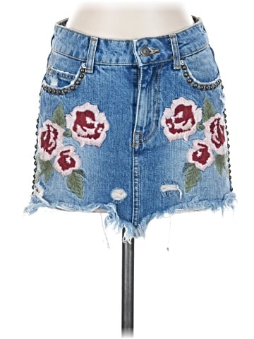 Free People Denim Skirt (view 1)
