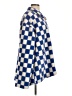 Beach Riot Checkered-gingham Blue Poncho Size L - photo 4