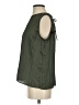 Ann Taylor LOFT Outlet 100% Polyester Green Sleeveless Blouse Size S - photo 5