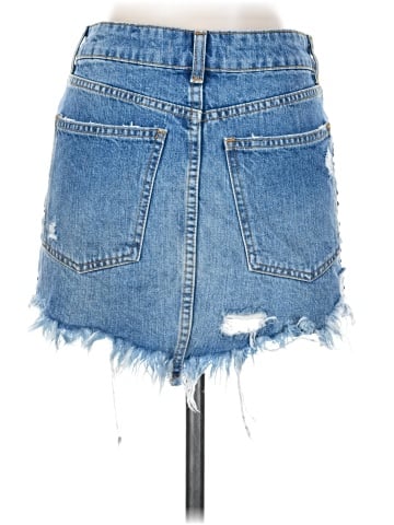 Free People Denim Skirt (view 2)