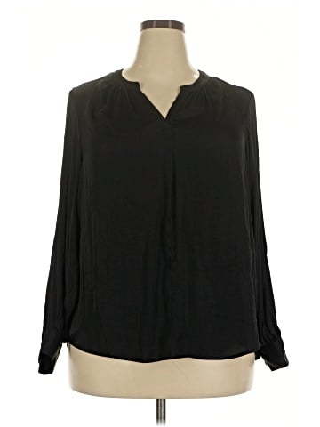 Simply Vera Vera Wang Long Sleeve Polo (view 1)
