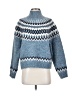 Gap Chevron-herringbone Blue Pullover Sweater Size S - photo 1