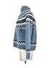Gap Chevron-herringbone Blue Pullover Sweater Size S - photo 5