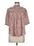 Ann Taylor 100% Polyester Floral Pink 3/4 Sleeve Blouse Size M - photo 1