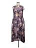 Vince. 100% Polyester Floral Purple Cocktail Dress Size XL - photo 1