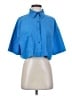 Unbranded Blue 3/4 Sleeve Blouse Size S - photo 1