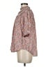 Ann Taylor 100% Polyester Floral Pink 3/4 Sleeve Blouse Size M - photo 5