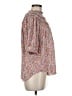 Ann Taylor 100% Polyester Floral Pink 3/4 Sleeve Blouse Size M - photo 4