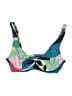 Venus Graphic Blue Swimsuit Top Size 32D,34C,36B - photo 1