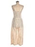Parker Stripes Tan Jumpsuit Size 6 - photo 2
