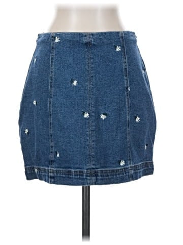 Tinseltown Denim Skirt (view 1)