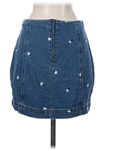 Tinseltown Denim Skirt (view 2)