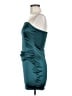 Windsor Solid Teal Cocktail Dress Size M - photo 5