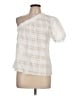 Current Air White Short Sleeve Blouse Size L - photo 1