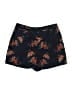 Topshop 100% Polyester Print Blue Shorts Size 8 - photo 2