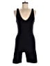 Zella Solid Black Romper Size M - photo 1