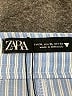 Zara Stripes Blue Shorts Size XL - photo 3