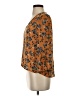 Eyeshadow 100% Rayon Orange 3/4 Sleeve Blouse Size S - photo 5