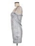 PrettyLittleThing Metallic Silver Cocktail Dress Size 10 - photo 5