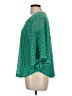 PASSPORTS Green 3/4 Sleeve Blouse Size L - photo 5