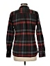 Woolrich 100% Cotton Plaid Black Long Sleeve Button-Down Shirt Size M - photo 2