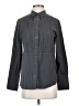 J.Crew 100% Cotton Chevron-herringbone Gray Long Sleeve Button-Down Shirt Size 2 - photo 1