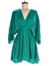 Zara 100% Polyester Teal Cocktail Dress Size M - photo 1