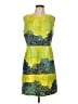 Tabitha 100% Cotton Print Green Cocktail Dress Size 12 - photo 1