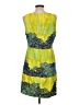 Tabitha 100% Cotton Print Green Cocktail Dress Size 12 - photo 2