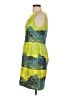Tabitha 100% Cotton Print Green Cocktail Dress Size 12 - photo 5