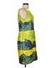 Tabitha 100% Cotton Print Green Cocktail Dress Size 12 - photo 4