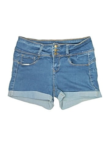 Wax Jean Denim Shorts (view 1)