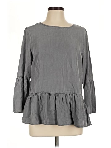 BeachLunchLounge 3/4 Sleeve Blouse (view 1)