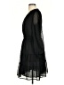Ann Taylor LOFT 100% Polyester Black Casual Dress Size 4 - photo 5