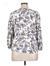 vintage threadz 100% Rayon Paisley Ivory 3/4 Sleeve Blouse Size XL - photo 2