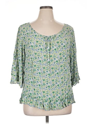 Cynthia Rowley 3/4 Sleeve Blouse (view 2)
