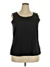 Ruby Rd. Black Sleeveless T-Shirt Size 2X - photo 1