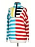 STAUD Stripes Blue Pullover Sweater Size XS - photo 1