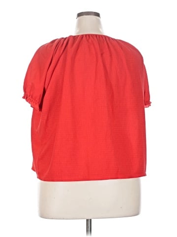 TeXTURE & THREAD Madewell Short Sleeve Blouse (view 2)