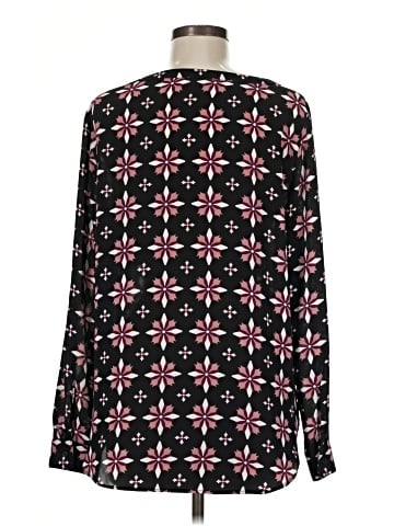 Ann Taylor LOFT Outlet Long Sleeve Blouse (view 2)