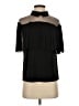 For Cynthia Black Short Sleeve Blouse Size S - photo 1